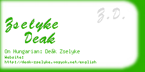 zselyke deak business card